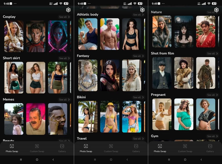 Swapy 高级版Ai无限制换脸 可自定义换脸