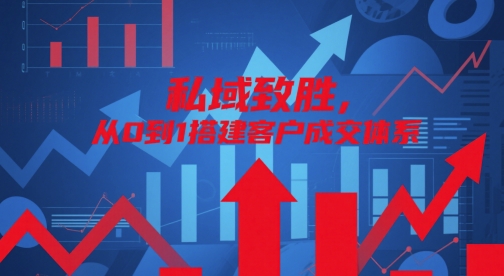 私域致胜，从0到1搭建客户成交体系-小哥网