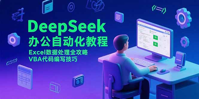 DeepSeek办公自动化教程，Excel数据处理全攻略，VBA代码编写技巧-小哥网