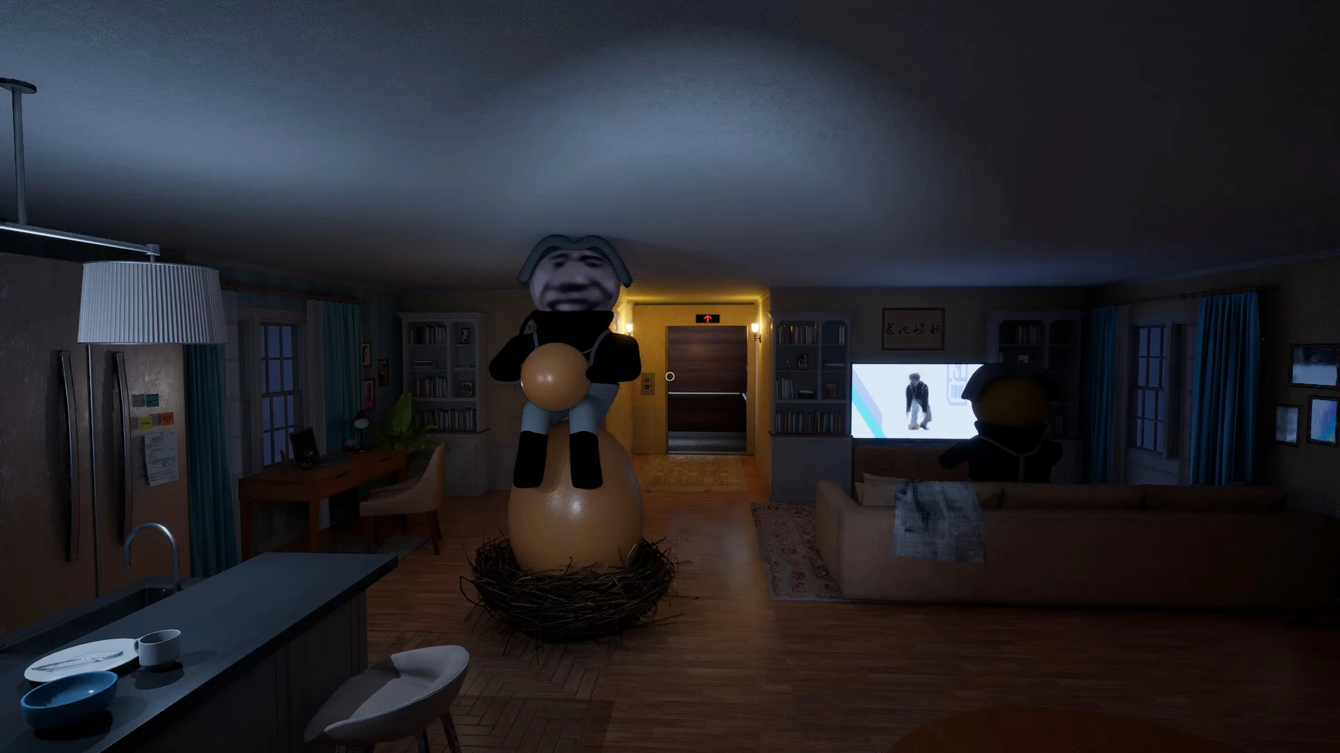 《坤坤的鸡窝》中文版