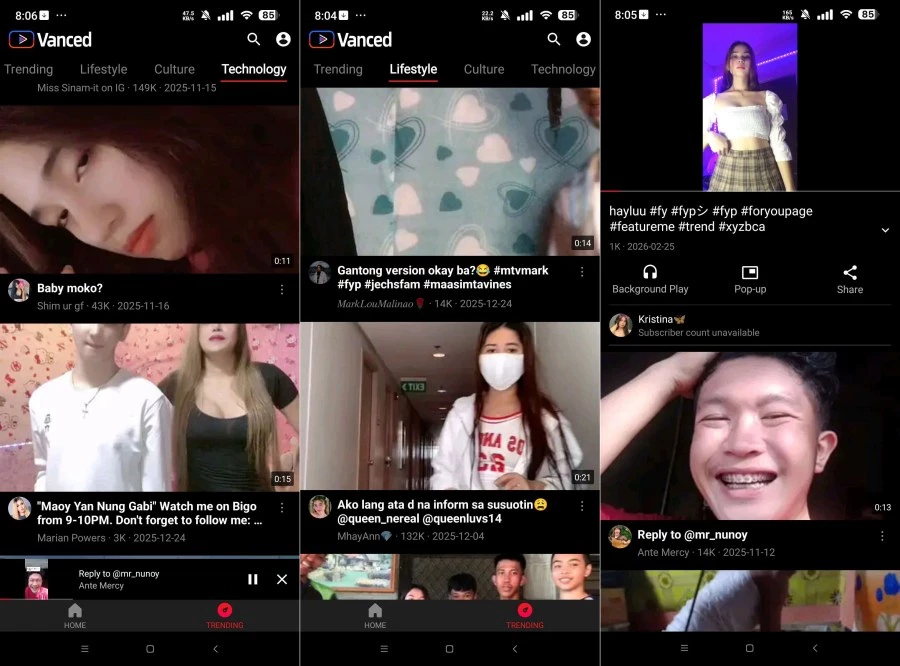 Vanced 第三方油管免登陆 免注册直接看视频