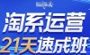 淘系运营21天速成班(更新25年4月)，0基础轻松搞定淘系运营，不做假把式