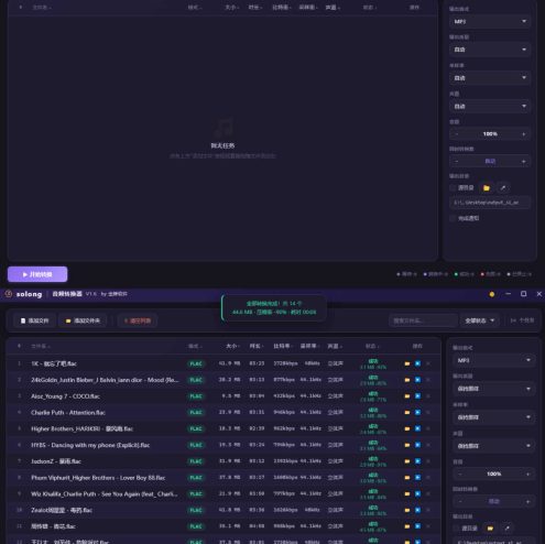 solong批量音频转换器 V1.7